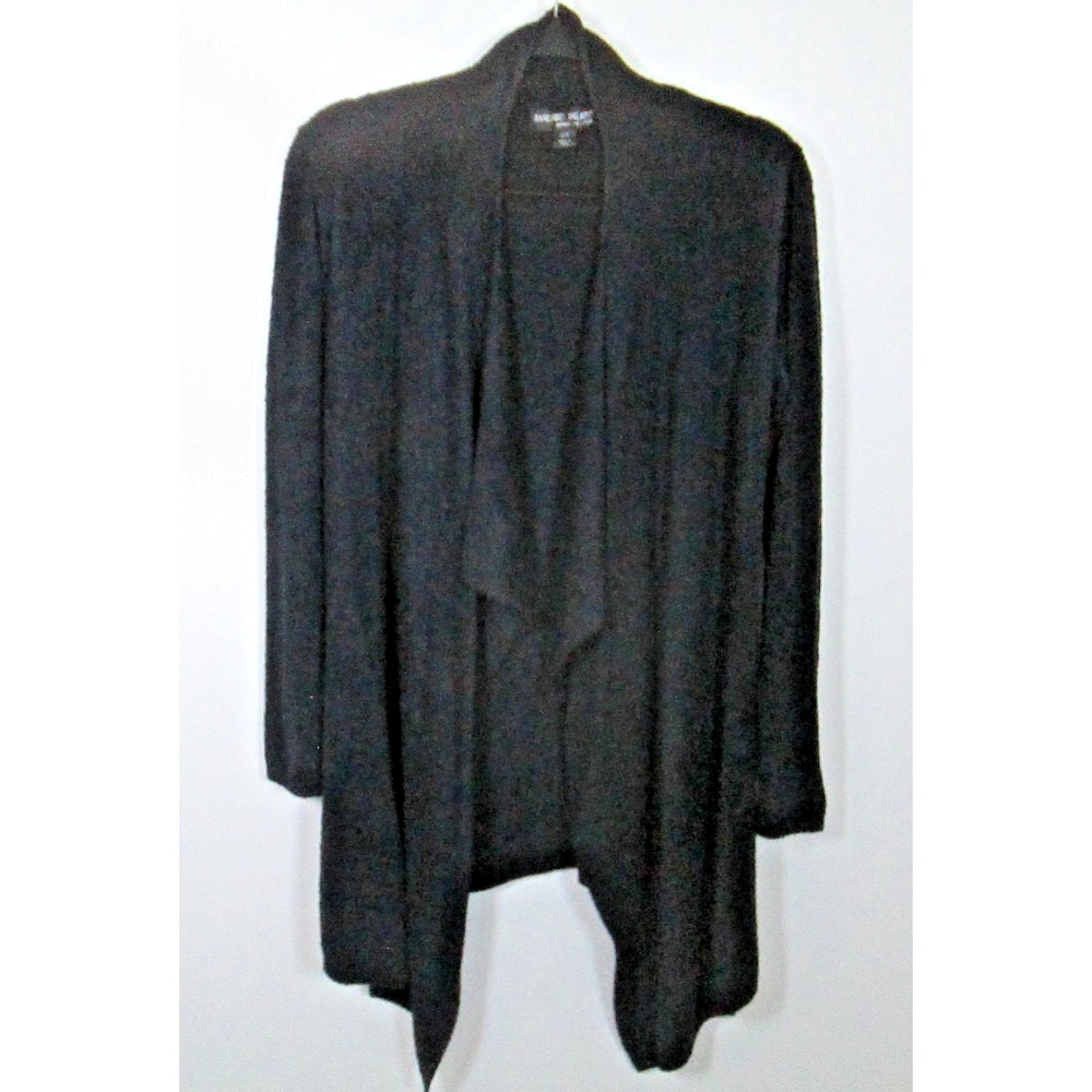 Barefoot Dreams Cardigan Duster Black Size‎ S/M  Bamboo Chic Lite Open Front